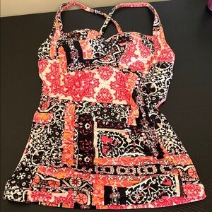 NWT Seafolly Tropical Tankini Top Size US 4
